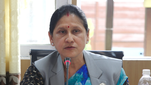 सांसद रञ्जु झाको व्यङ्ग : समिति सभापति चयन नभएसम्म बैठक बस्न बन्द गरौँ 